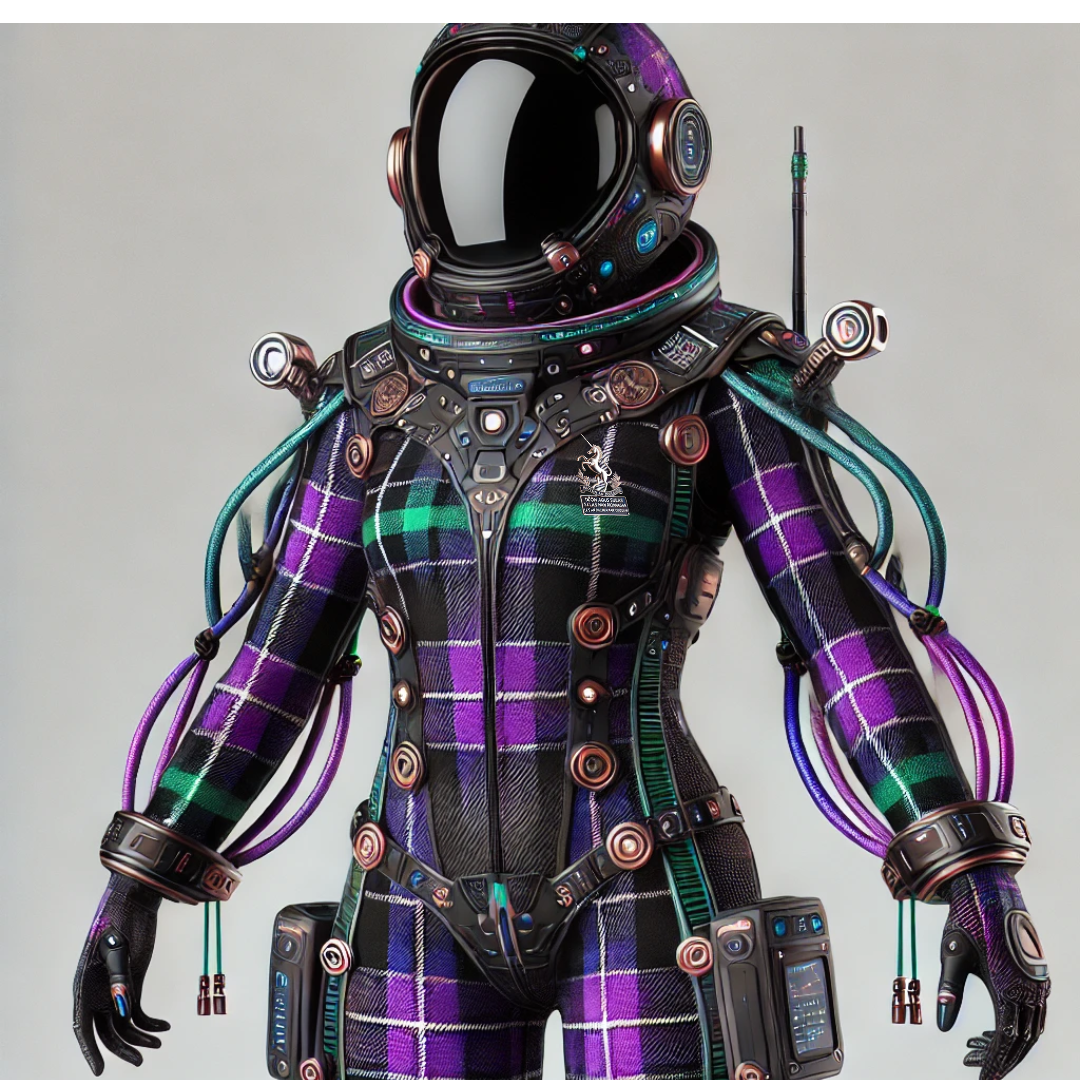 Tartan spacesuit