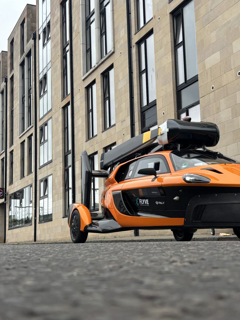 Tartan Spacesuit & Pal-V Edinburgh